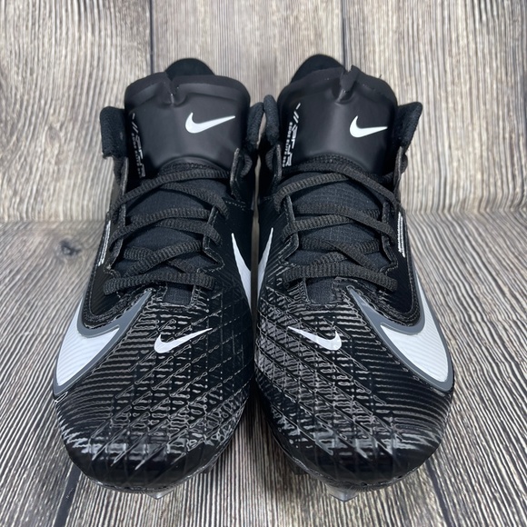 Nike Vapor Edge Elite 360 2 Cleats Black/White/Anthracite mens DA5457-001 - Picture 4 of 8